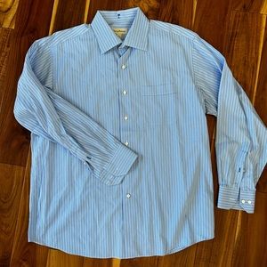 Tommy Bahama blue stripe button down